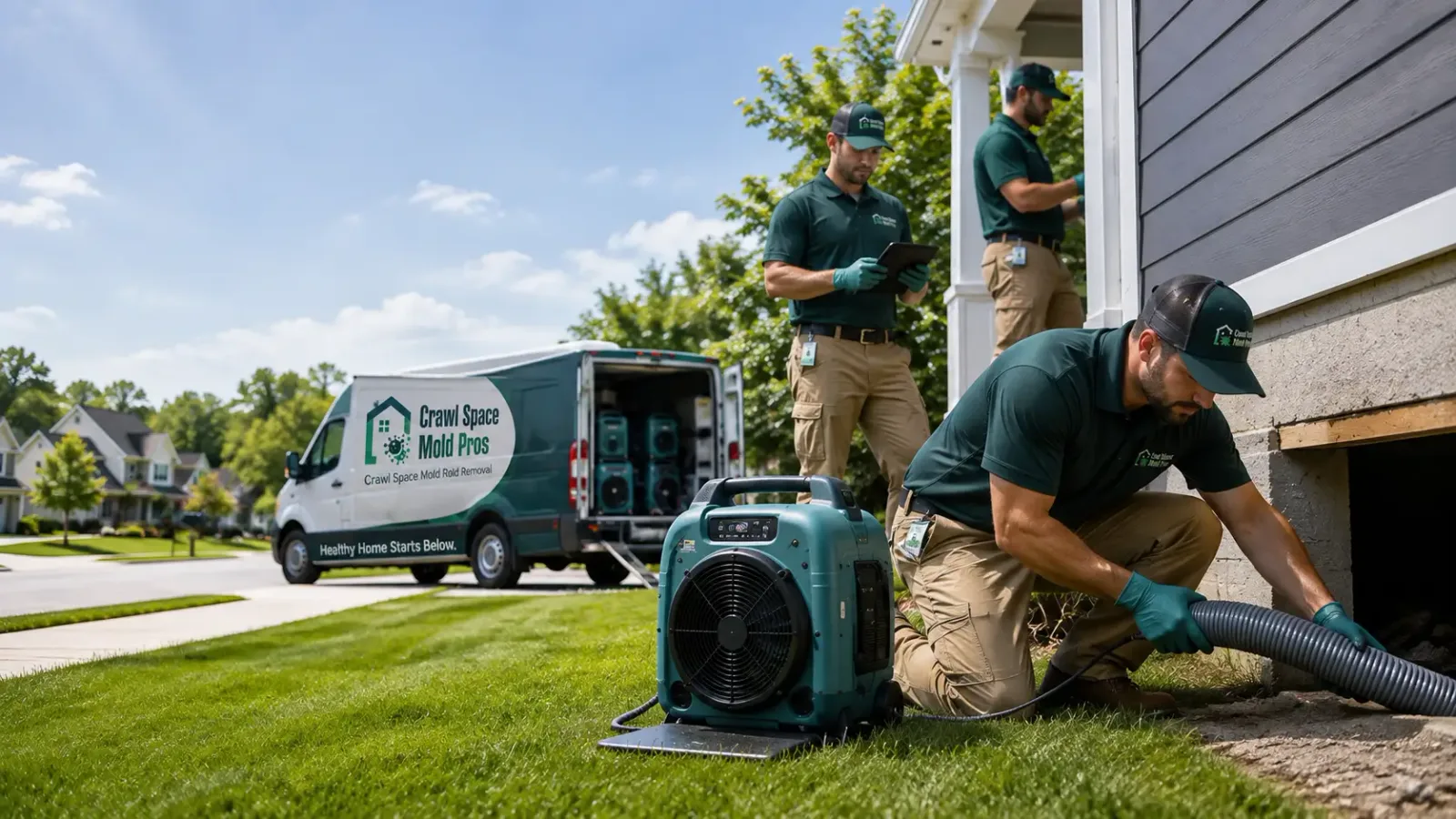 Crawl Space Mold Removal in Chanute, KS